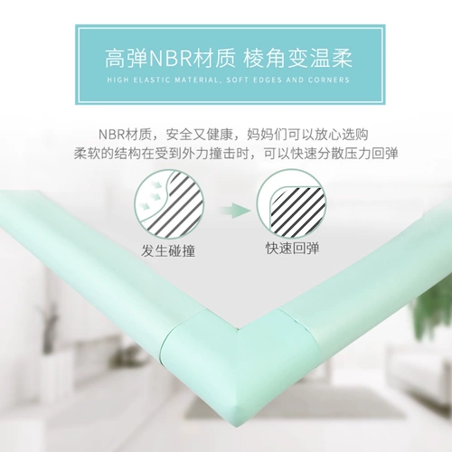 Лента, накладки на углы, поролоновый защитный чехол из пены, защита от столкновений, увеличенная толщина