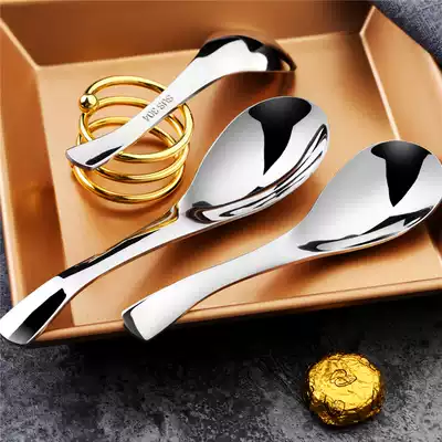304 stainless steel deep spoon home soup creative short spoon cute food spoon children cartoon spoon