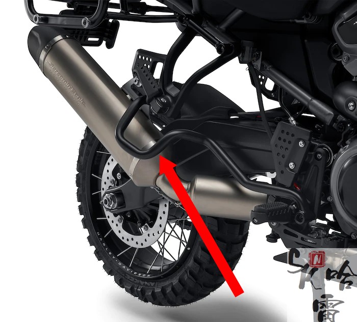 21 years new Harley RA1250 exhaust pipe anti-fall bumper RA1250S silencer anti-bump bumper