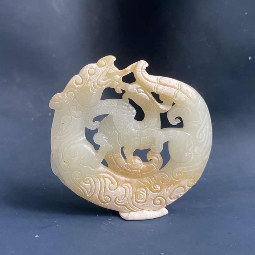 玉 透かし彫 置物 中国美術 寿山石 【公式通販】