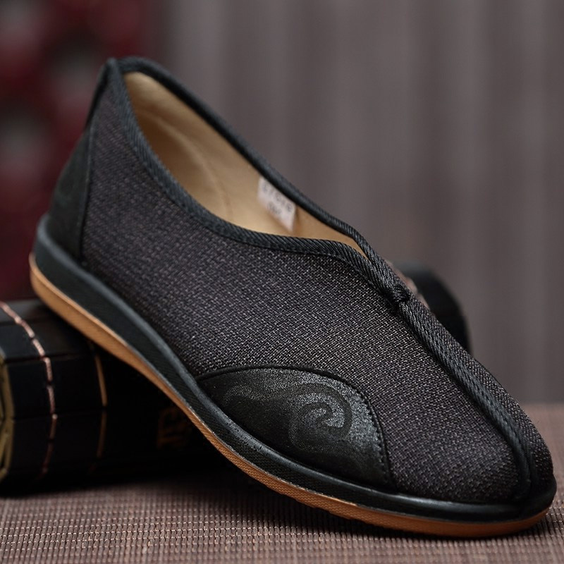 Middle Aged Men Shoes Old Beijing Cloth Shoes Spring Summer Casual Non-slip Casual Shoes China Wind Dad Grandpa Matching Shoes