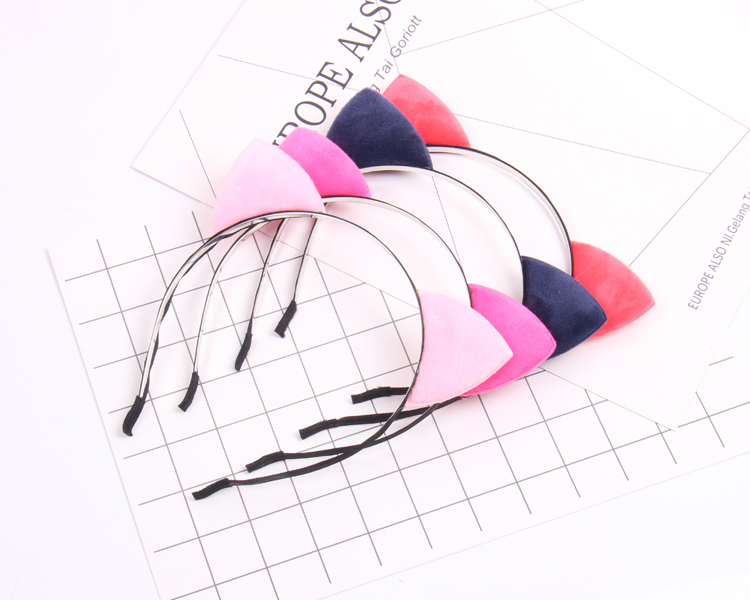 Nhật bản và Hàn Quốc phụ kiện tóc mới phim hoạt hình mèo tai headband Hàn Quốc phiên bản của siêu dễ thương dễ thương headband dành cho người lớn kẹp tóc kiểu tóc