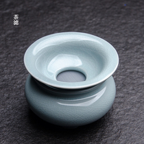 Ru kiln sky green tea filter creative ceramic filter tea tea compartment filter kung fu tea accessories tea funnel