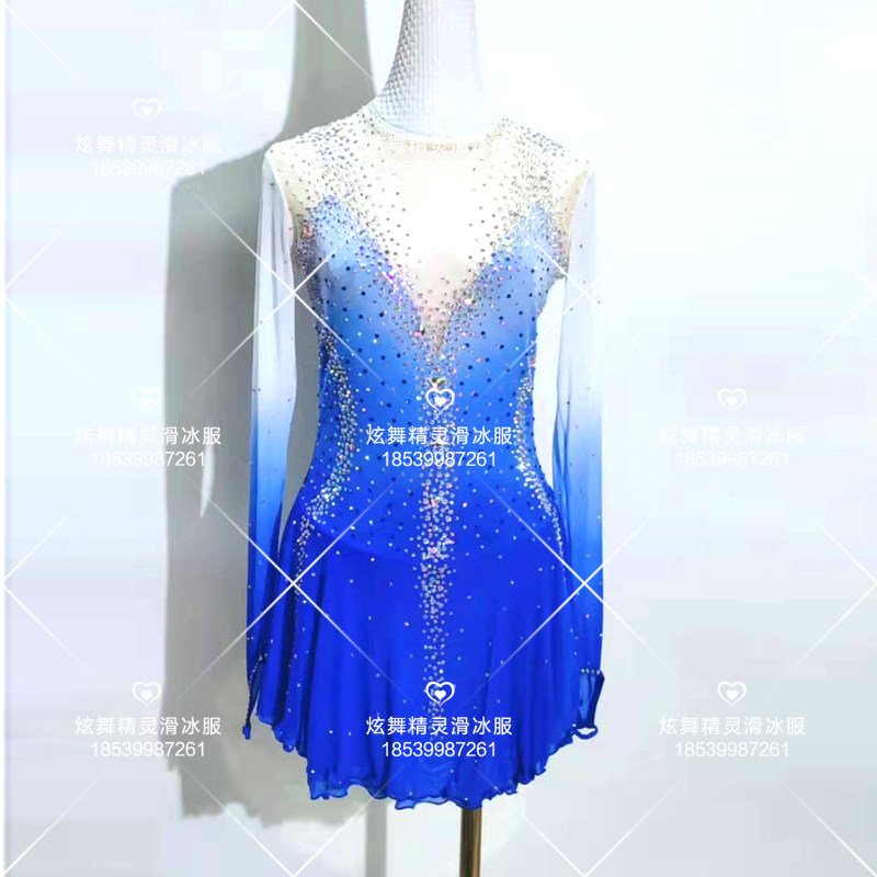 Dazzle Elves Customized Figure Skating Clothes Figure Skating Show for Children Adult Skirts A13