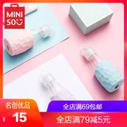 MINISO / 名 创优 品 Bowling ly thủy tinh cốc thủy tinh in chống rơi dễ thương xách tay nữ đơn giản - Tách