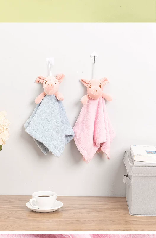 MINISO tên sản phẩm xuất sắc dễ thương lợn khăn khăn bếp treo khăn - Khăn tắm / áo choàng tắm áo choàng tắm khách sạn