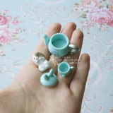 Японский кофейный послеобеденный чай, милый заварочный чайник, маленький кролик, игрушка, капсульная игрушка