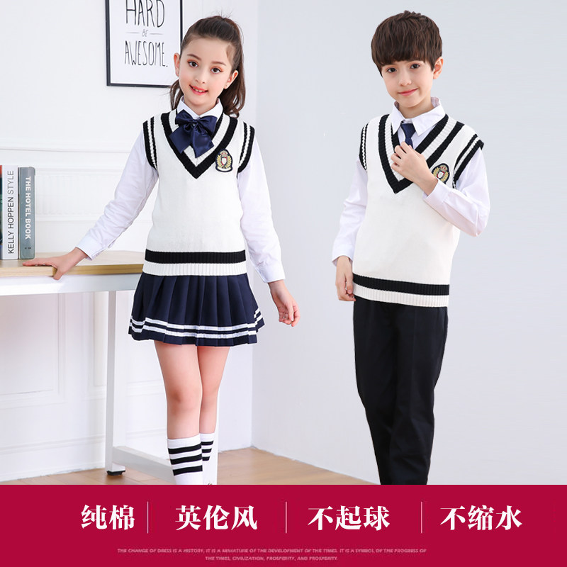 Children's school uniforms custom 2019 spring and autumn new kindergarten uniforms primary and secondary school uniforms class uniforms chorus suits