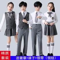 Childrens school uniform choir singing clothes primary and secondary school choir poetry recital performance clothes English wind suit