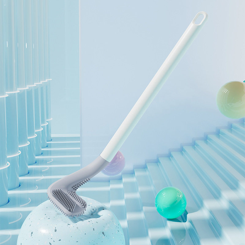 Golf toilet brush wall mount soft glue toilet brush home Creative shape long handle clean no blind brush