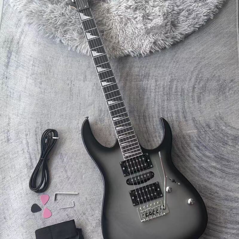 Electric Guitar with High Aesthetic Appeal for Beginners, Professional-Grade, Blue Heart Series, Dreamy Beginner Electric Guitar, Official Genuine Product