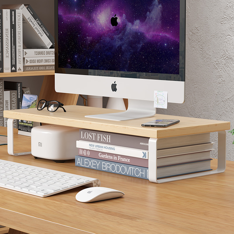 Computer Riser Stand for Desktop Monitor, Office Desk Storage Rack, Base Stand, Heightening Shelf Computer Riser Stand for Desktop Monitor, Office Desk Storage Rack, Base Stand, Heightening Shelf