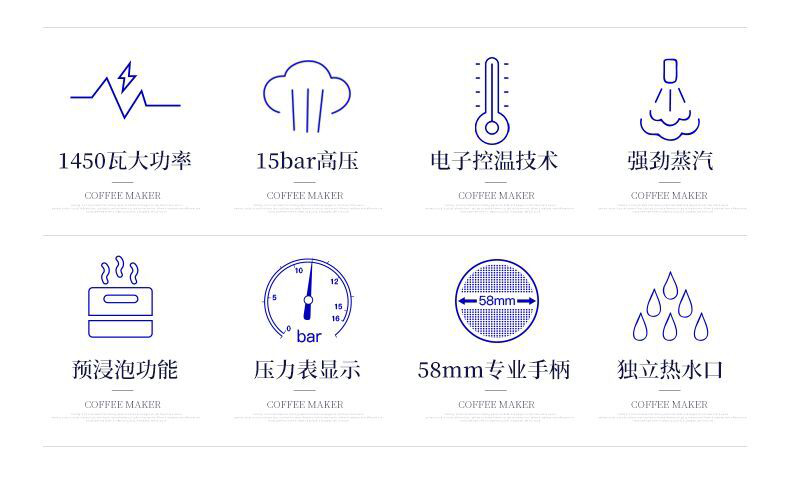 máy xay cafe hc600 Máy pha cà phê Gemilai CRM3605 tại nhà nhỏ tươi xay đầy đủ bán tự động 15 bọt sữa - Máy pha cà phê máy pha cà phê rancilio