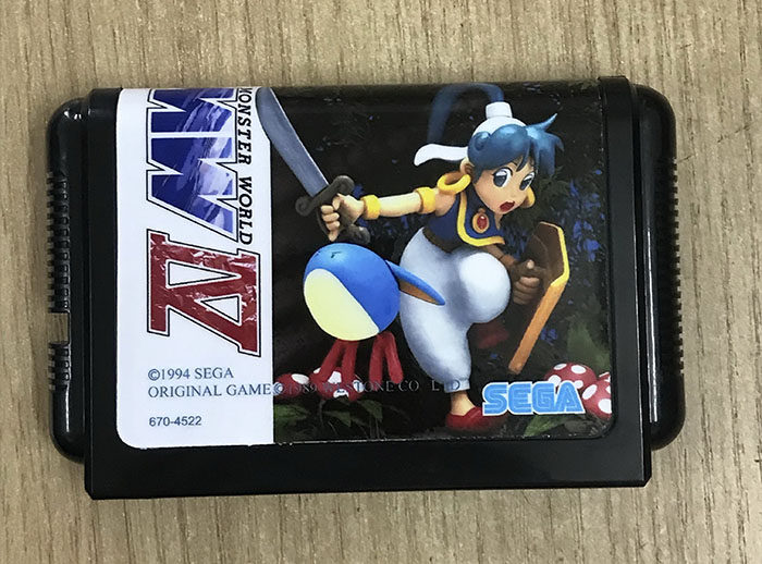 Action Adventure] Sega segaMD16 bit game Black Card Monster World 4monster World Day Edition