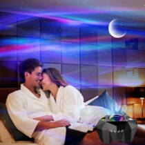 Remote Control Bluetooth Music Starry Sky Projection Light Seven Colorful Romantic Arctic Light Full of Star Atmosphere Light Children Girl Gifts
