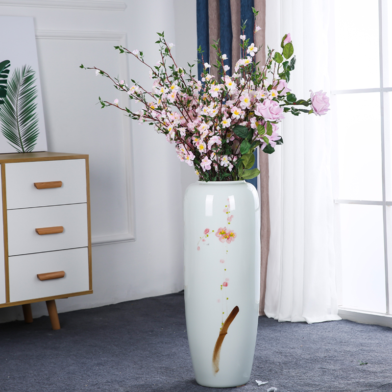 Jingdezhen ceramic hotel villa covers large vases, the sitting room porch flower flower decoration flower arranging furnishing articles