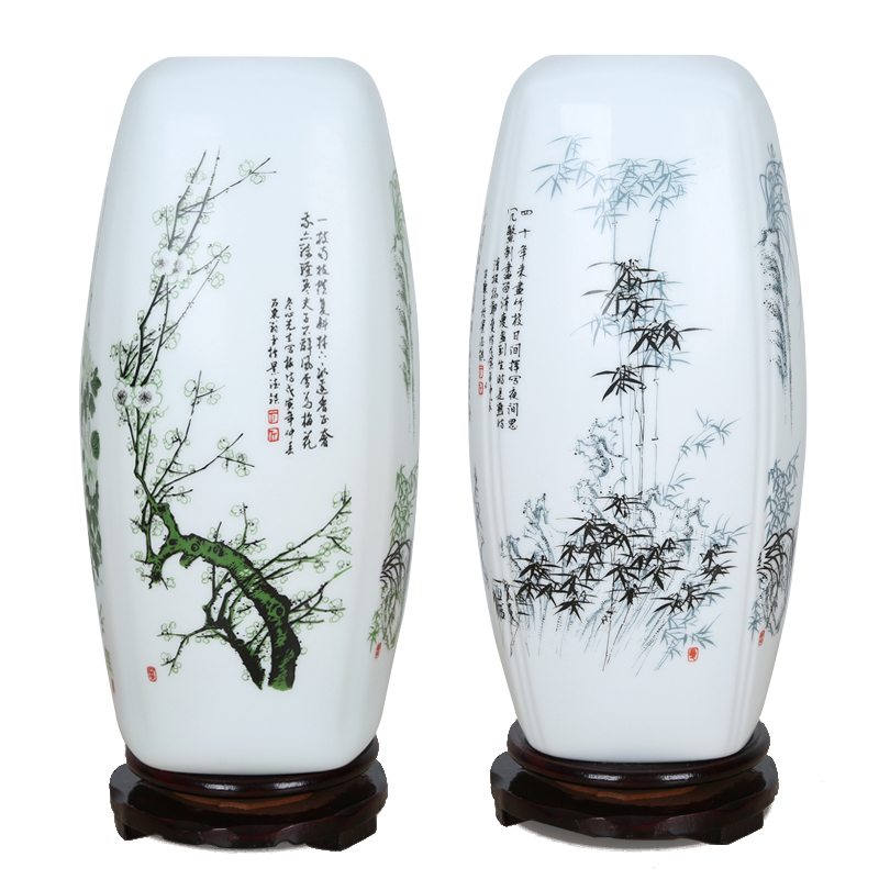 By patterns all around 322 floret bottle of jingdezhen ceramics flower home sitting room mesa adornment furnishing articles