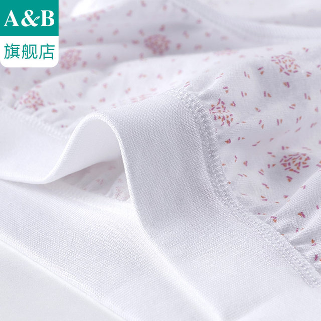 AB underwear ab women's pure cotton high waist high-aged and elder antibacterial large size underwear flagship store ເວັບໄຊທ໌ຢ່າງເປັນທາງການ 0182