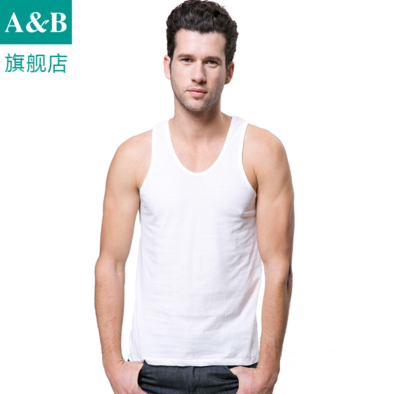 AB underwear vest men's cotton mercerized sports sleeveless vest ribbed all-match bottoming shirt 6041
