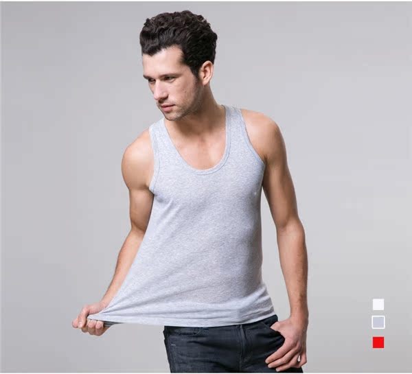 [2 miếng] ab nam vest cotton thể thao không tay áo vest có gân áo hoang dã 6041 quần lot