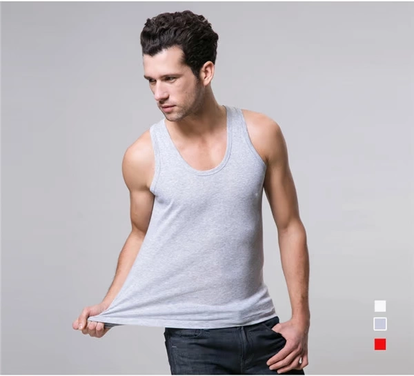 [2 miếng] ab nam vest cotton thể thao không tay áo vest có gân áo hoang dã 6041