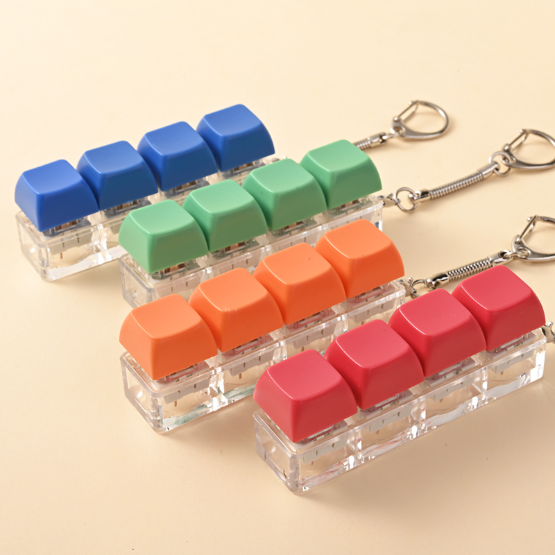 Keyboard Button Squishy Toy Keychain for Kids, Stress Relief Toy, Fun Gadget Gift Keyboard Button Squishy Toy Keychain for Kids, Stress Relief Toy, Fun Gadget Gift
