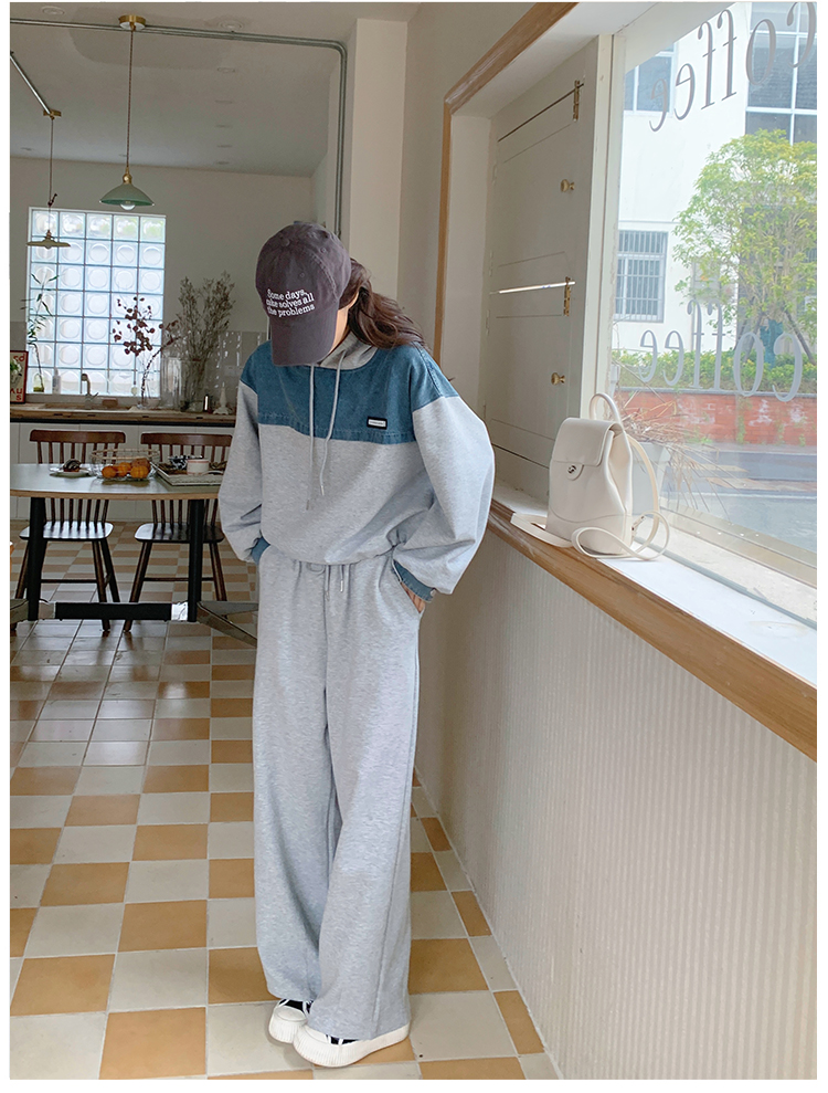 Set di felpe con cappuccio da cowboy con cuciture 157 (in precedenza 165A) -8618-P155-K218_voghion.com