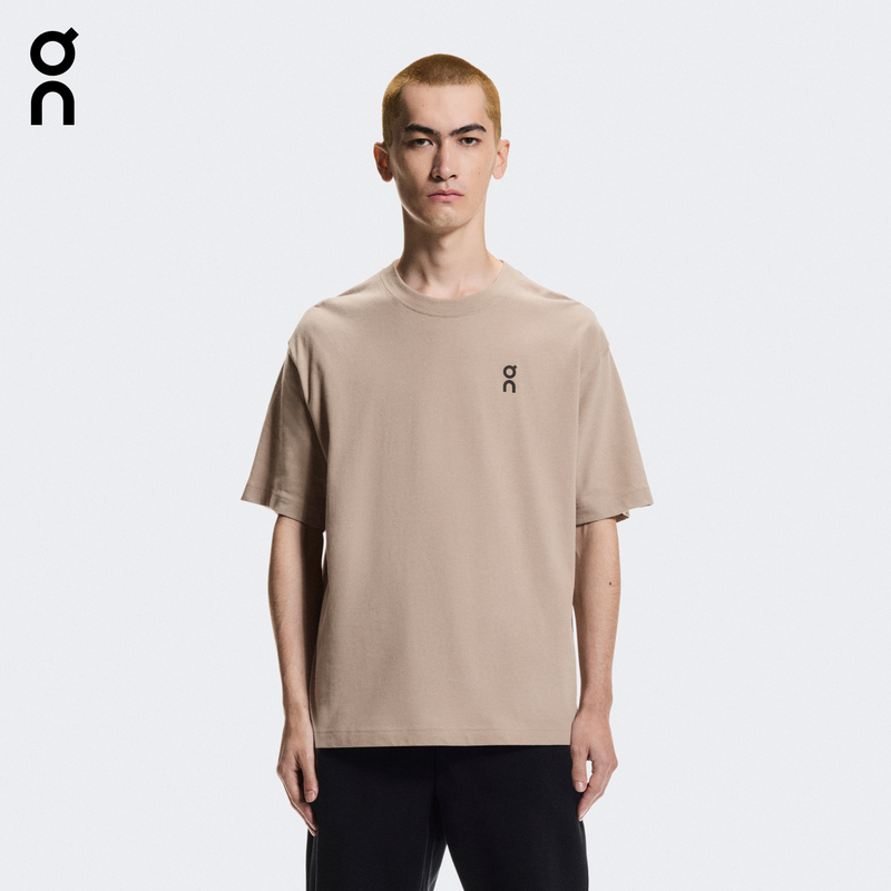 On Club-T Men's Classic Sports-Style Soft, Skin-Friendly, Comfortable Casual T-Shirt