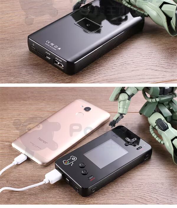 Máy cầm tay R1 sạc điện thoại di động 5000 mAh Bộ điều khiển trò chơi cầm tay mini 8 bit hoài cổ - Kiểm soát trò chơi phụ kiện chơi game free fire