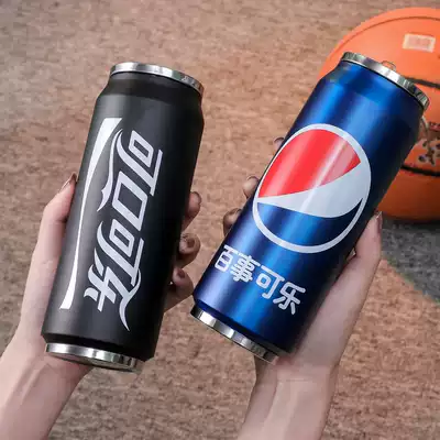 Canned cola thermos cup Student female simple fresh forest male cup creative personality trend pull can cup