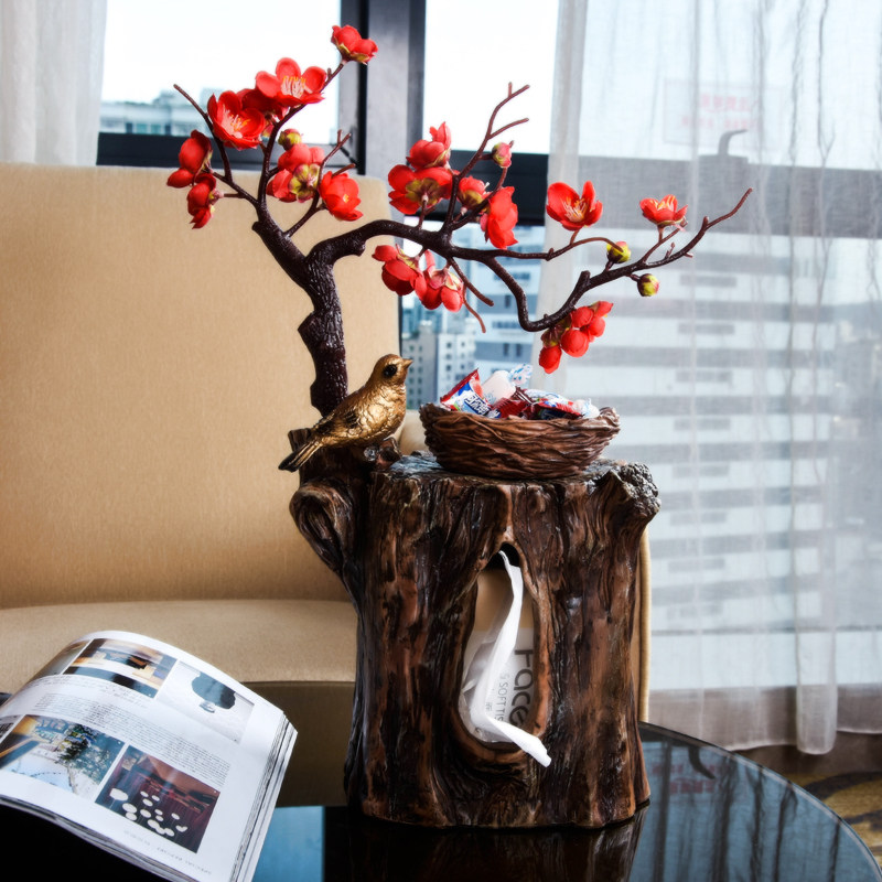 New Chinese tissue box Norius Tea Table Accessories Creative Living Room Creative Living Box Multifunctional Home