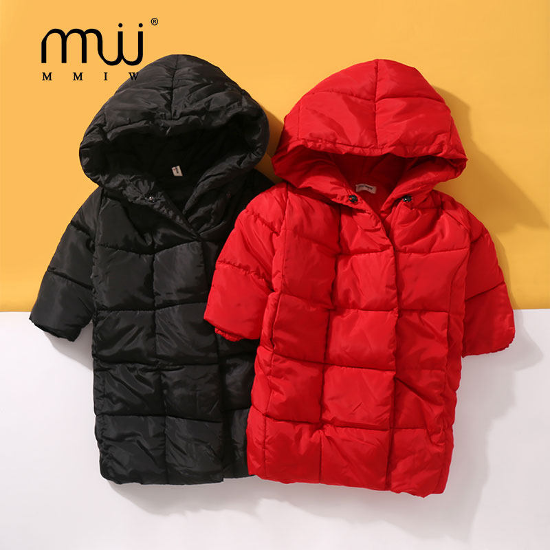 男童棉衣2019新款韩版宝宝中长款加厚棉服中小童冬装儿童棉袄外套