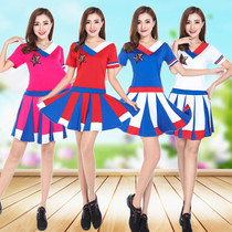 2021 New Square dance costume skirt set short sleeve Latin dance dress performance cheerleading dance sports sportswear