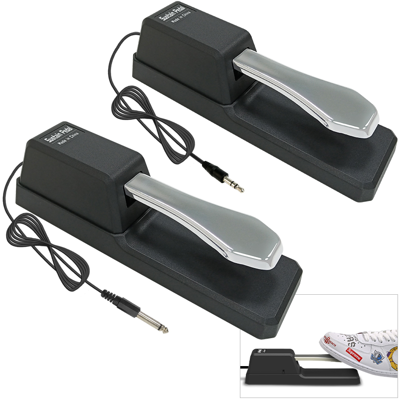 Sustain Pedal 3.5 Yamaha Keyboard 6.5 Foot Pedal Roland Electric Piano MIDI Keyboard Synth Pass