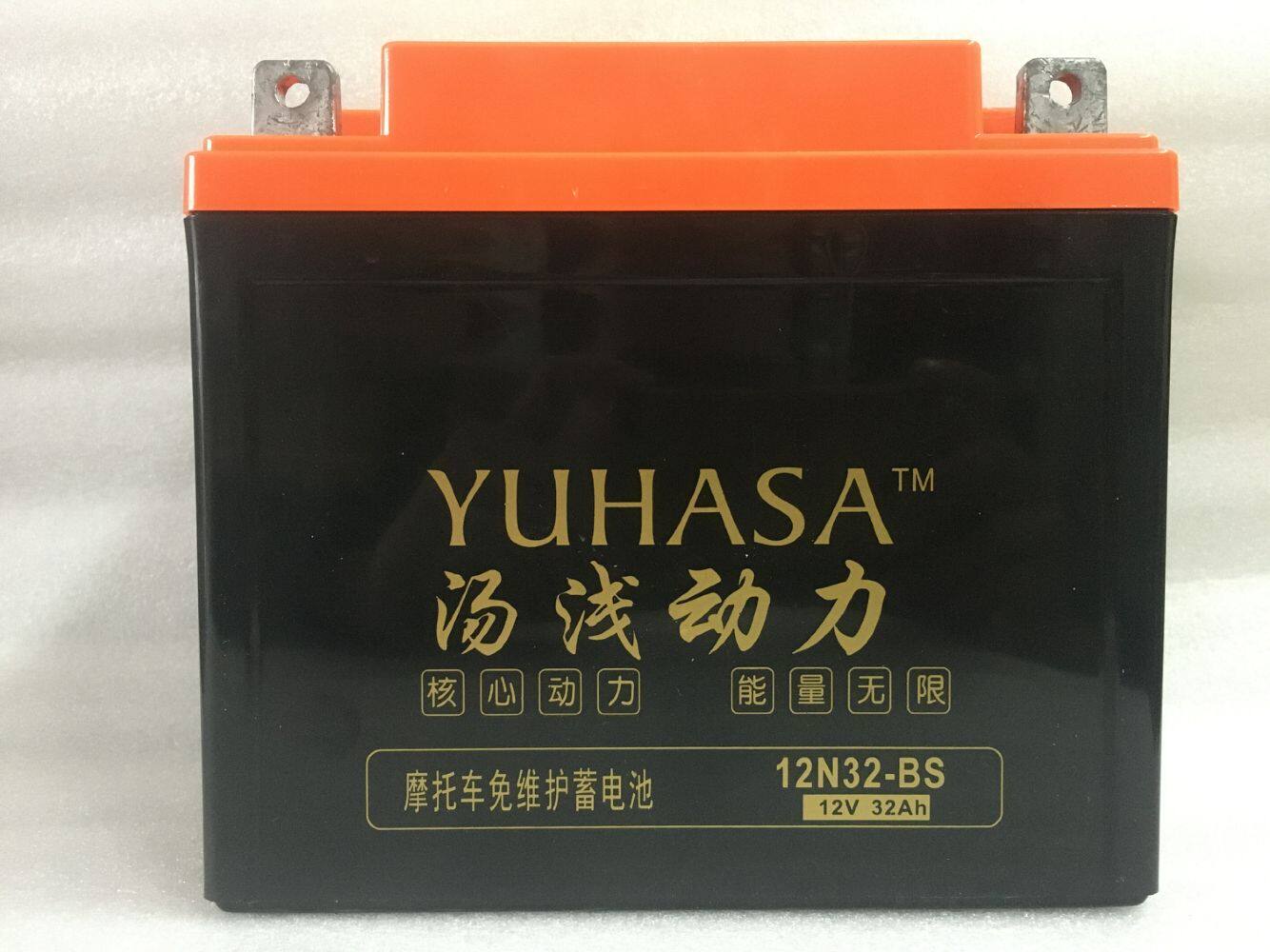 Tricycle battery 12V32Ah engine Futian Fu Lu Zongshen 12N32-BS tricycle to be free of maintenance battery