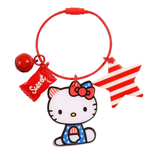 Hello Kitty, мультяшный брелок, брендовый аксессуар на рюкзак, ключи от машины