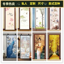 Toilet door Wardrobe door sticker sticker art whole sticker decoration self-adhesive strong adhesive old house old door renovation sticker