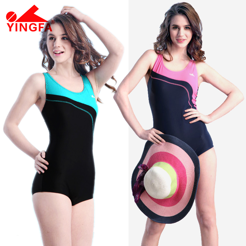 English Hair Fit Swimsuit Women's Flat Corner Conservative Sports Spa Shade Mid-Aged Mom Large Size Swimsuit Swimsuit