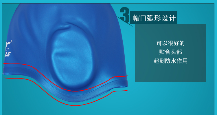 Cá voi tai bảo vệ tai bơi mũ túi tai nam và nữ đầu to tóc dài người lớn thoải mái silicone không thấm nước mũ bơi mũ bơi 361