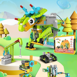 途道编程机器人动力世界科教积木六一儿童节礼物电动编程积木玩具