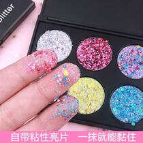 Trampoline stick face makeup eyes eye face decoration patch rhinestone bright diamond Net Red student performance super fairy