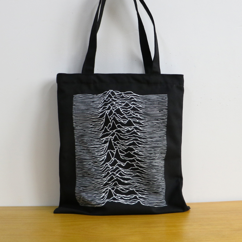 Examples of British Joy Division band canvas package of European and American music and literature retro black handbag