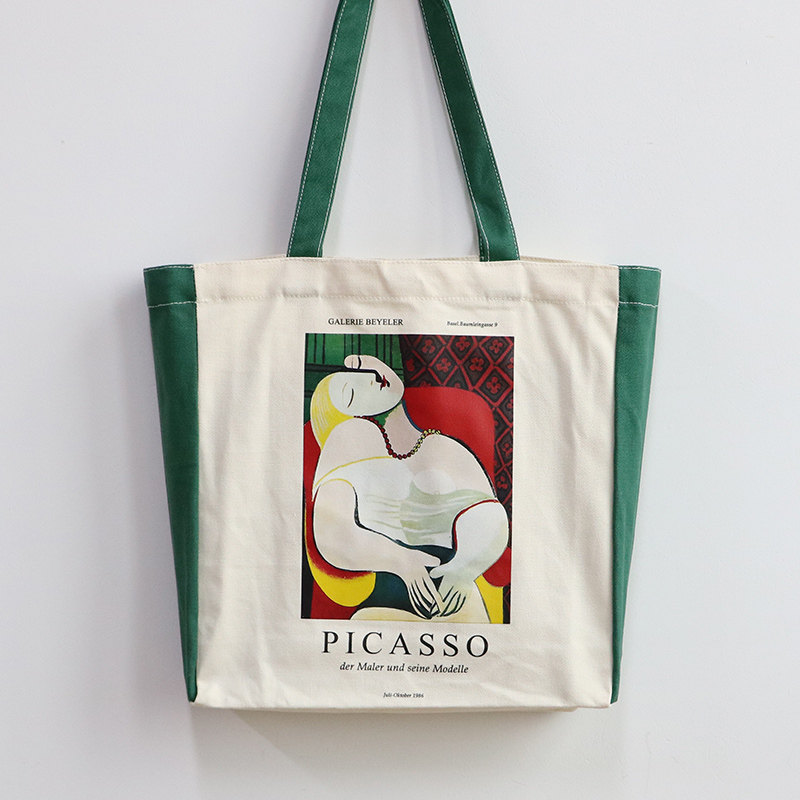 Picasso Picasso Canvas Pack Art Oil Paper Dream Dream Bag Students Pack Book Shoulder Bag