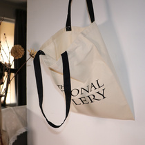 The national Gallery London Art Museum Canvas Bag Shoulder Letter Cotton Bag