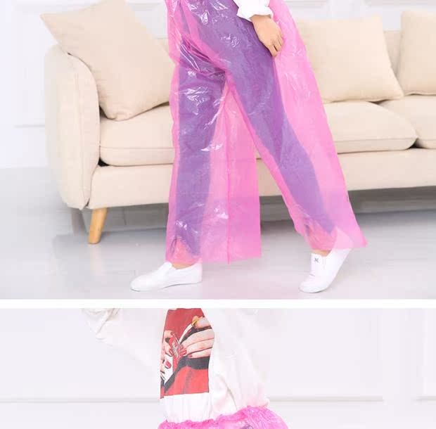 Du lịch trôi dạt leo núi ngoài trời quần mưa dùng một lần nam và nữ người lớn quần chung áo mưa không thấm nước áo mưa bộ givi