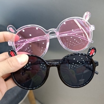 Childrens sunglasses Trendy boys and girls personality rabbit ear glasses UV protection 1-6 years old baby sunglasses cute and adorable