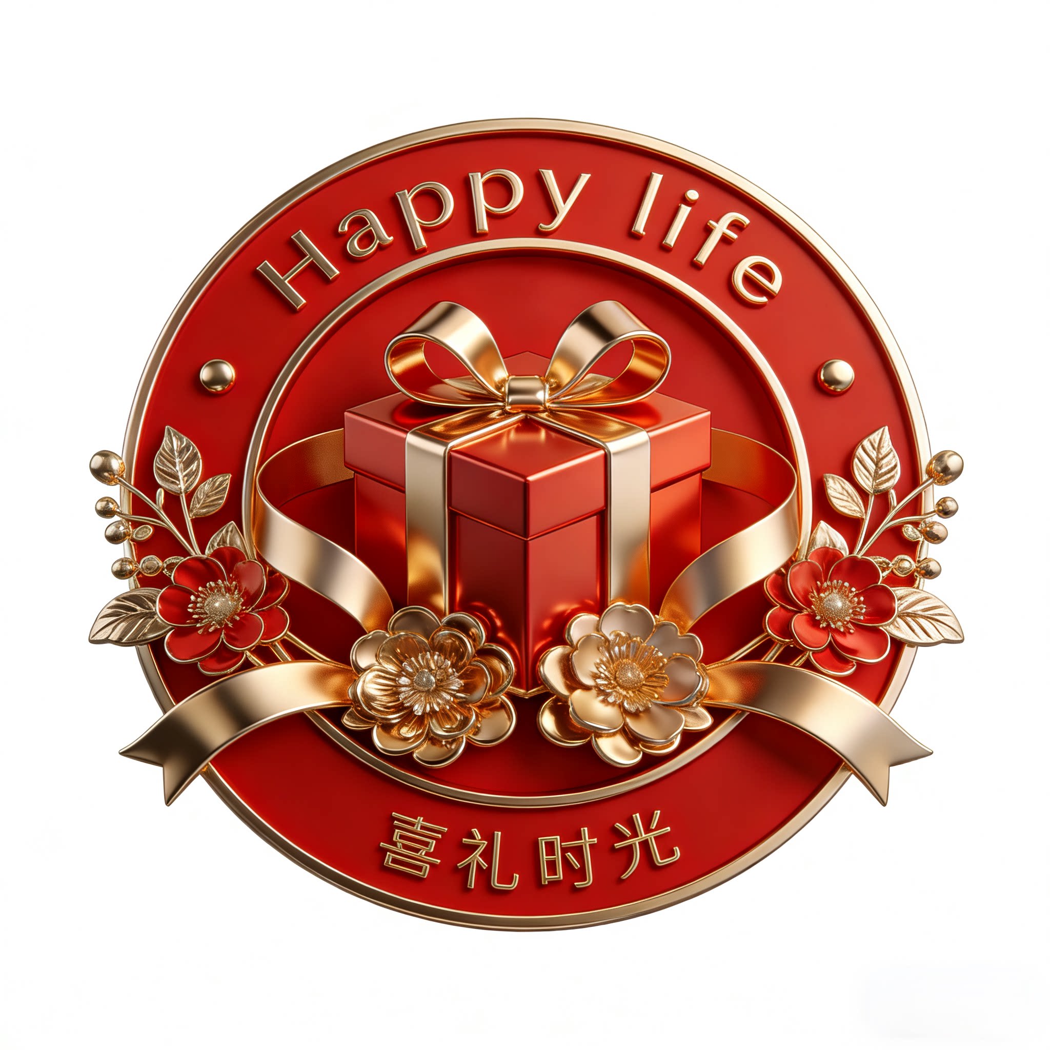 喜礼时光一站式优选的LOGO