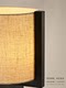Nordic Minimalist Style Fabric Lampshade Bedroom Bedside Table Lamp Designer Guesthouse Living Room Wabi-Sabi Style Creative Atmosphere Lamp