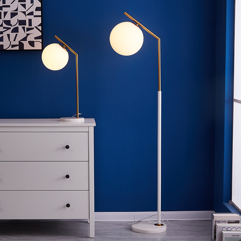 Nordic Living Room Sofa Bedroom Bedside Book House Floor Lamp Brief Postmodern Light Lavish Creative Cozy Vertical Table Lamp-Taobao