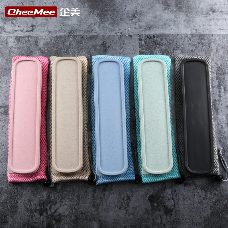 Portable travel cutlery box empo adult large number children eco-friendly student body containing box chopsticks box